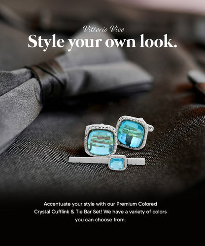 Men's Cufflink & Tie Bar Set | Vittorio Vico