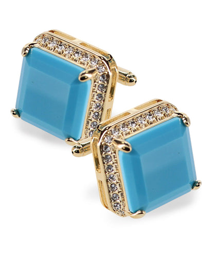 Vittorio Vico Large Big Square Crystal Colorstone Cufflinks: CL 70XX Series Vittorio Vico