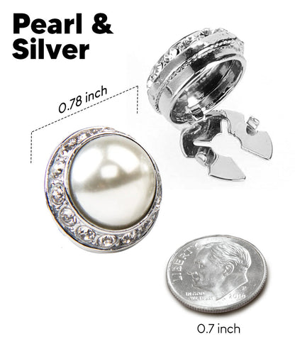 Vittorio Vico  Men's Crystal Colorstone Button Cover