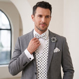 Polka Dot Gentleman Bundle (White and Black Polka Dot)