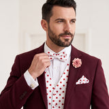 Polka Dot Gentleman Bundle (White and Red Polka Dot)