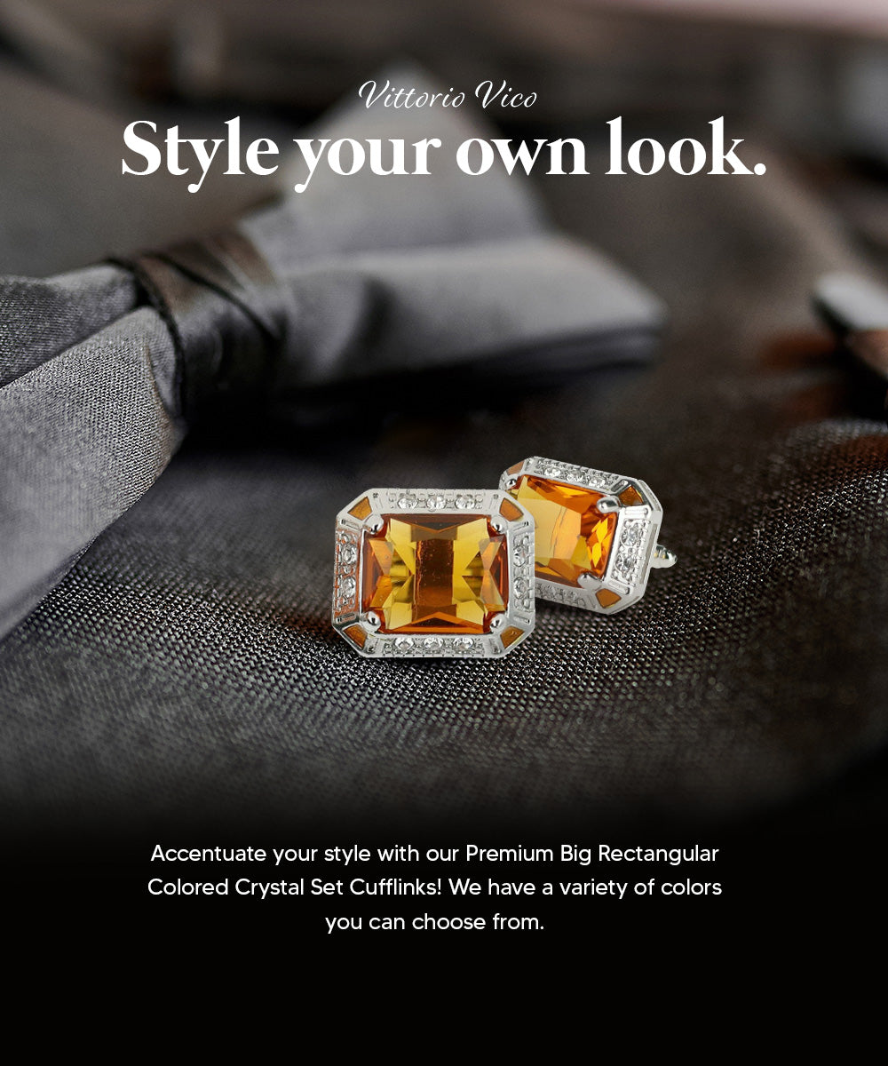 Men's Designer Cufflinks – Formal Accessories | Vittorio Vico