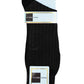 Vittorio Farina Men's Ribbed Shear Nylon Anklet Dress Socks - ank - black - s3 - 12 - Classy Cufflinks