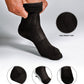 Vittorio Farina Men's Ribbed Shear Nylon Anklet Dress Socks - ank - brown - 12 - Classy Cufflinks