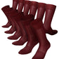 Vittorio Farina Men's Ribbed Shear Nylon Anklet Dress Socks - ank - burg - 12 - Classy Cufflinks
