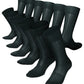 Vittorio Farina Men's Ribbed Shear Nylon Anklet Dress Socks - ank - hunter - 12 - Classy Cufflinks