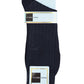 Vittorio Farina Men's Ribbed Shear Nylon Anklet Dress Socks - ank - navy - 12 - Classy Cufflinks