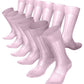 Vittorio Farina Men's Ribbed Shear Nylon Anklet Dress Socks - ank - pink - 12 - Classy Cufflinks