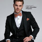 Vittorio Farina Classic Bow Tie & Pocket Square - basic - bow - tie - hanky - blush - Classy Cufflinks