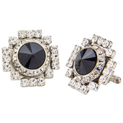 Vittorio Vico Silver Iced Wedding Cufflinks (105x Series) by Classy Cufflinks - cl-1050 - Classy Cufflinks