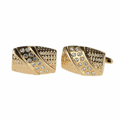Vittorio Vico Gold & Silver Oversized Cufflinks (CL2000 Series Ver. 02) - CL-2240 - Classy Cufflinks