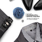 Vittorio Vico Men's Formal Solid Rose Seersucker Flower Lapel Pin: Flower Pin Suit Accessories Pins for Suit or Tuxedo - flower - 1203 - Classy Cufflinks