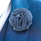 Vittorio Vico Men's Formal Solid Rose Seersucker Flower Lapel Pin: Flower Pin Suit Accessories Pins for Suit or Tuxedo - flower - 1203 - Classy Cufflinks