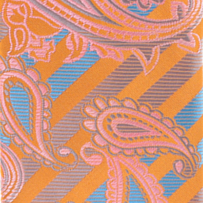 Vittorio Farina Paisley Designer Necktie & Pocket Square - NH-D-1146 - Classy Cufflinks