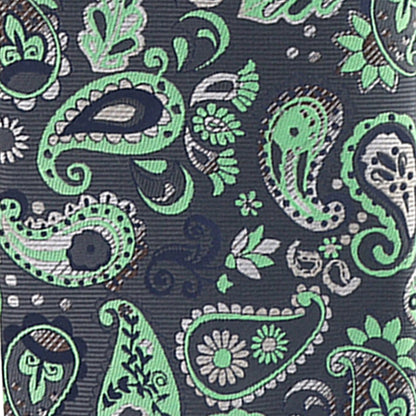 Vittorio Farina Paisley Designer Necktie & Pocket Square - NH-D-1246 - Classy Cufflinks
