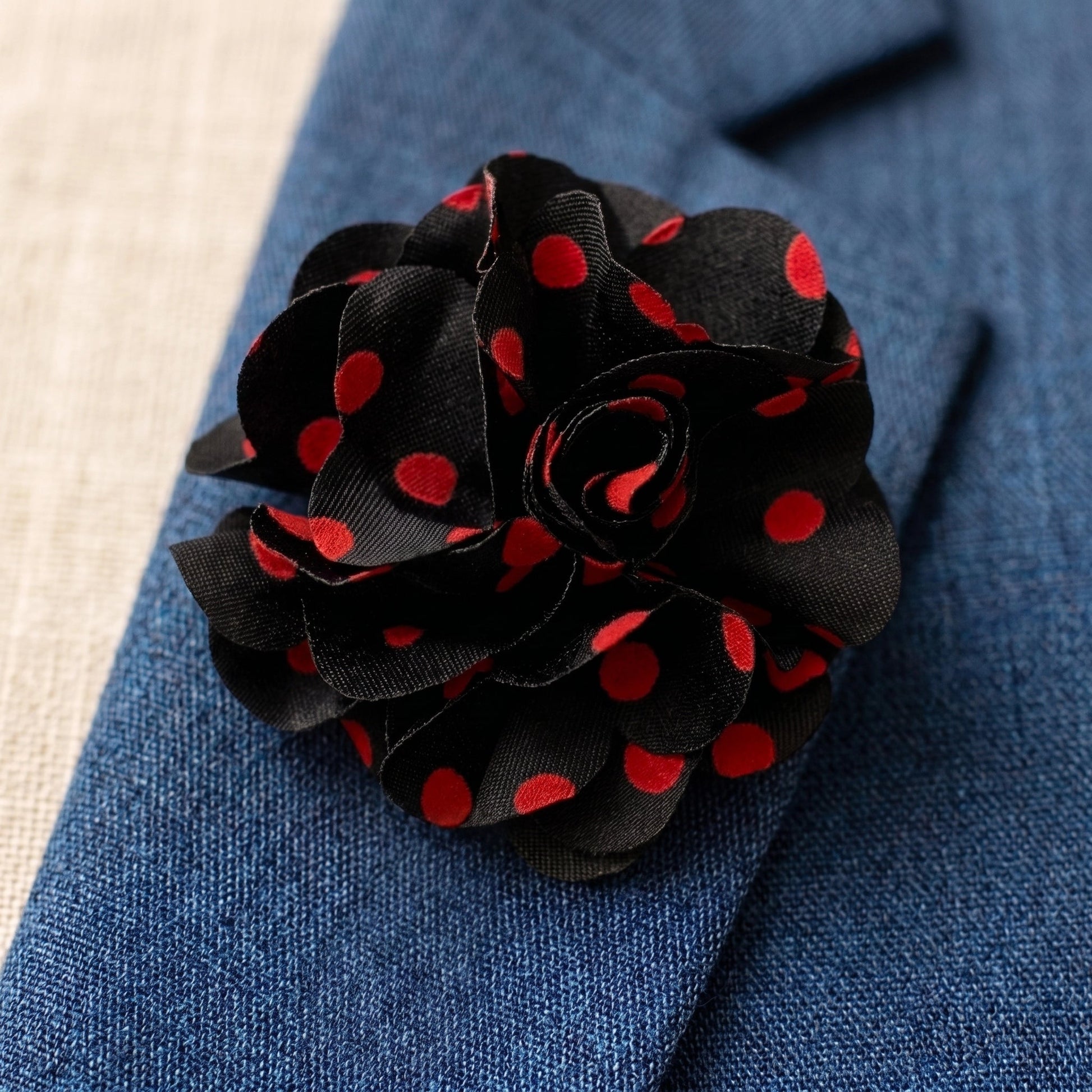 Polka Dot Gentleman Bundle (Black & Red) - S - Black and Red