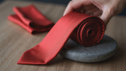 Vittorio Farina Men's Satin Necktie & Pocket Square