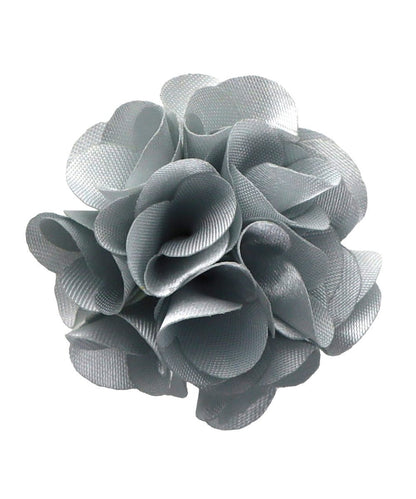 Vittorio Vico Small Satin Flower Lapel Pin - Classy Cufflinks