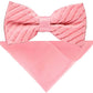 Vittorio Farina Pleated Bow Tie & Pocket Square - rbh - 05 - Classy Cufflinks