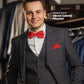 Vittorio Farina Pleated Bow Tie & Pocket Square - rbh - 09 - Classy Cufflinks