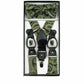 Vittorio Farina Men's Paisley Clip End Suspender with Silver Hardware in Gift Box: 70% Polyester & 30% Elastomer