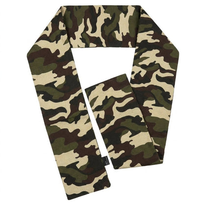 Vittorio Farina Mens' Kente Satin Scarf - SCARVES_Camo - Classy Cufflinks