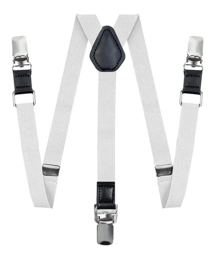 Vittorio Farina Boy's Clip End Suspender with Silver Hardware in Gift Box: 70% Polyester & 30% - Suits You Sir - Royal Blue - 