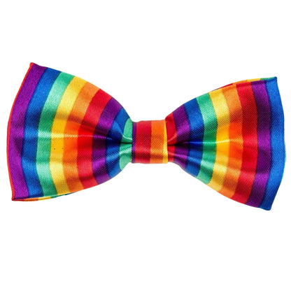Vittorio Farina Boy's Design Satin Bow Tie - Suits You Sir - Rainbow - 