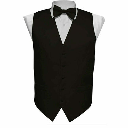 Vittorio Farina Boy's Satin Vest, Necktie, Bow Tie and Pocket Square Set - Suits You Sir - White - S