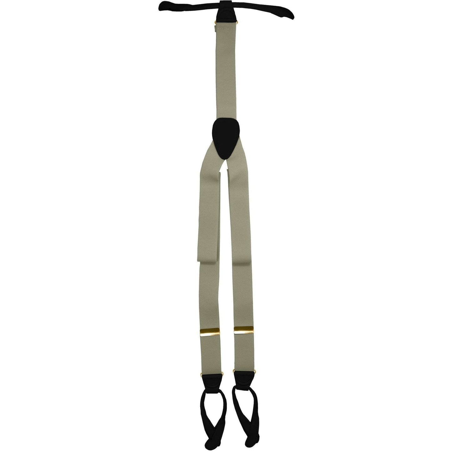 Vittorio Farina Men's Button End Suspender in Gift Box: 70% Polyester & 30% Elastomer - Suits You Sir - Silver - Gold