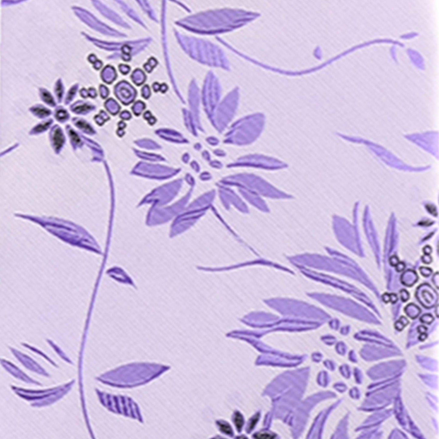 Vittorio Farina Men's Floral Design Necktie & Pocket Square - Suits You Sir - D - 1115 - 