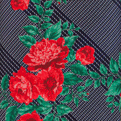 Vittorio Farina Men's Floral Design Necktie & Pocket Square - Suits You Sir - D - 1115 - 