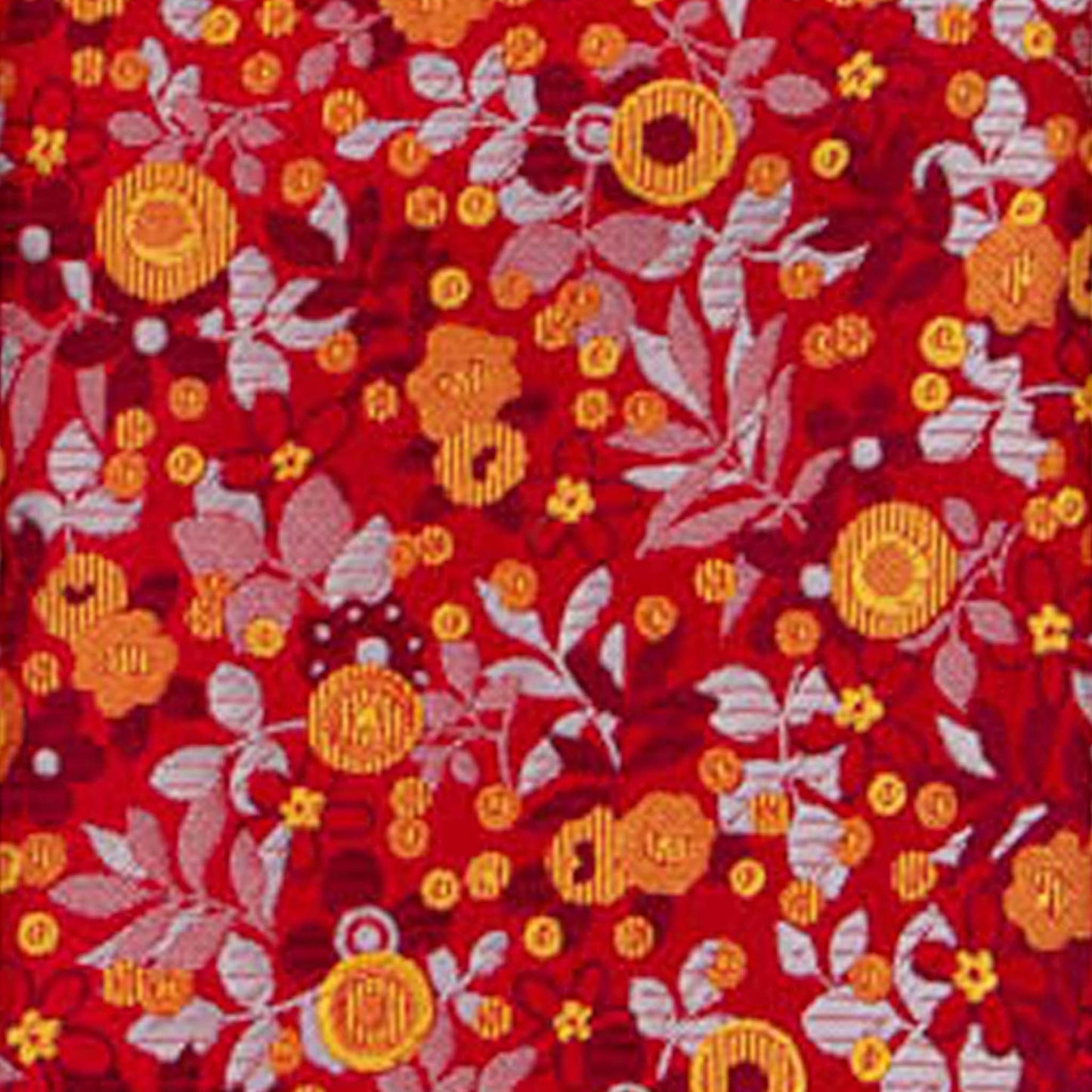 Vittorio Farina Men's Floral Design Necktie & Pocket Square - Suits You Sir - D - 1115 - 