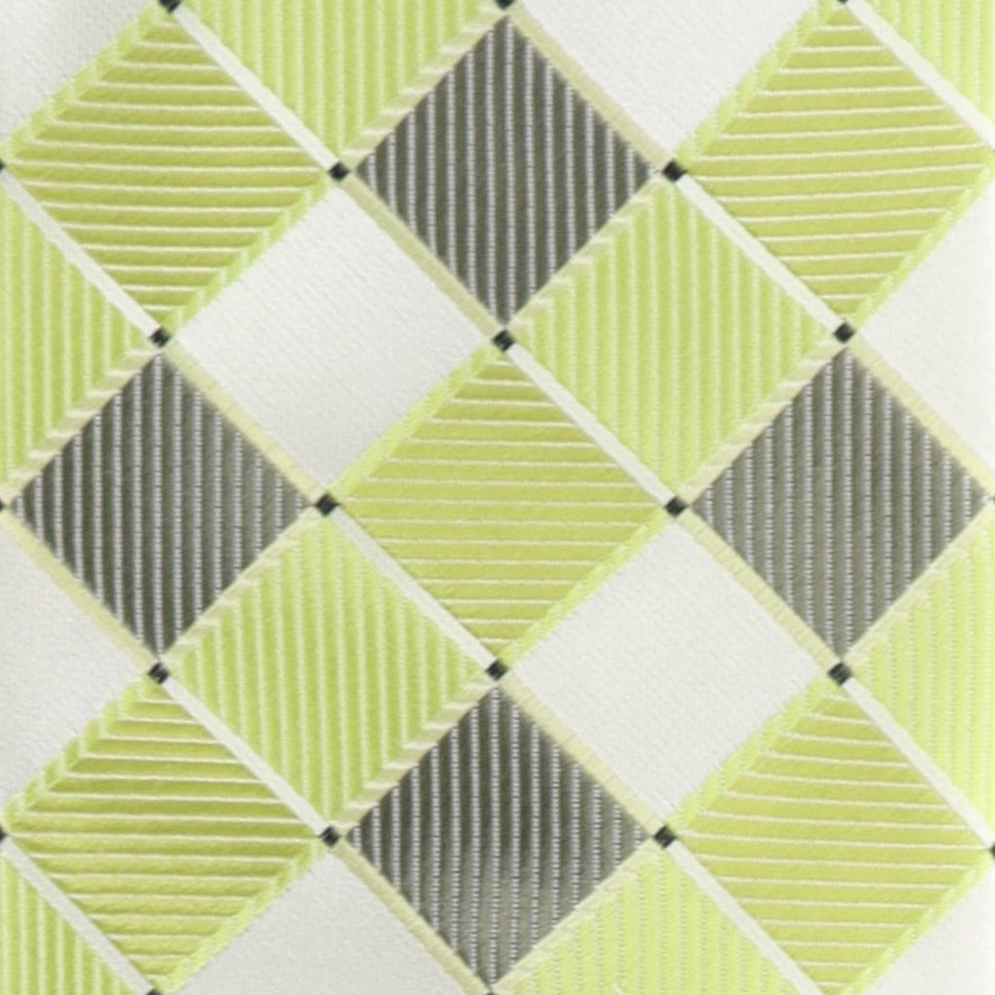 Vittorio Farina Men's Geometric Design Necktie & Pocket Square - Suits You Sir - D - 1163 - 