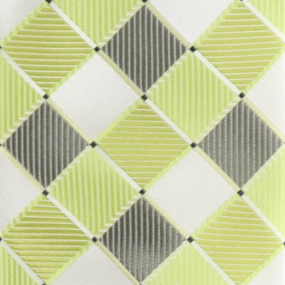 Vittorio Farina Men's Geometric Design Necktie & Pocket Square - Suits You Sir - D - 1163 - 