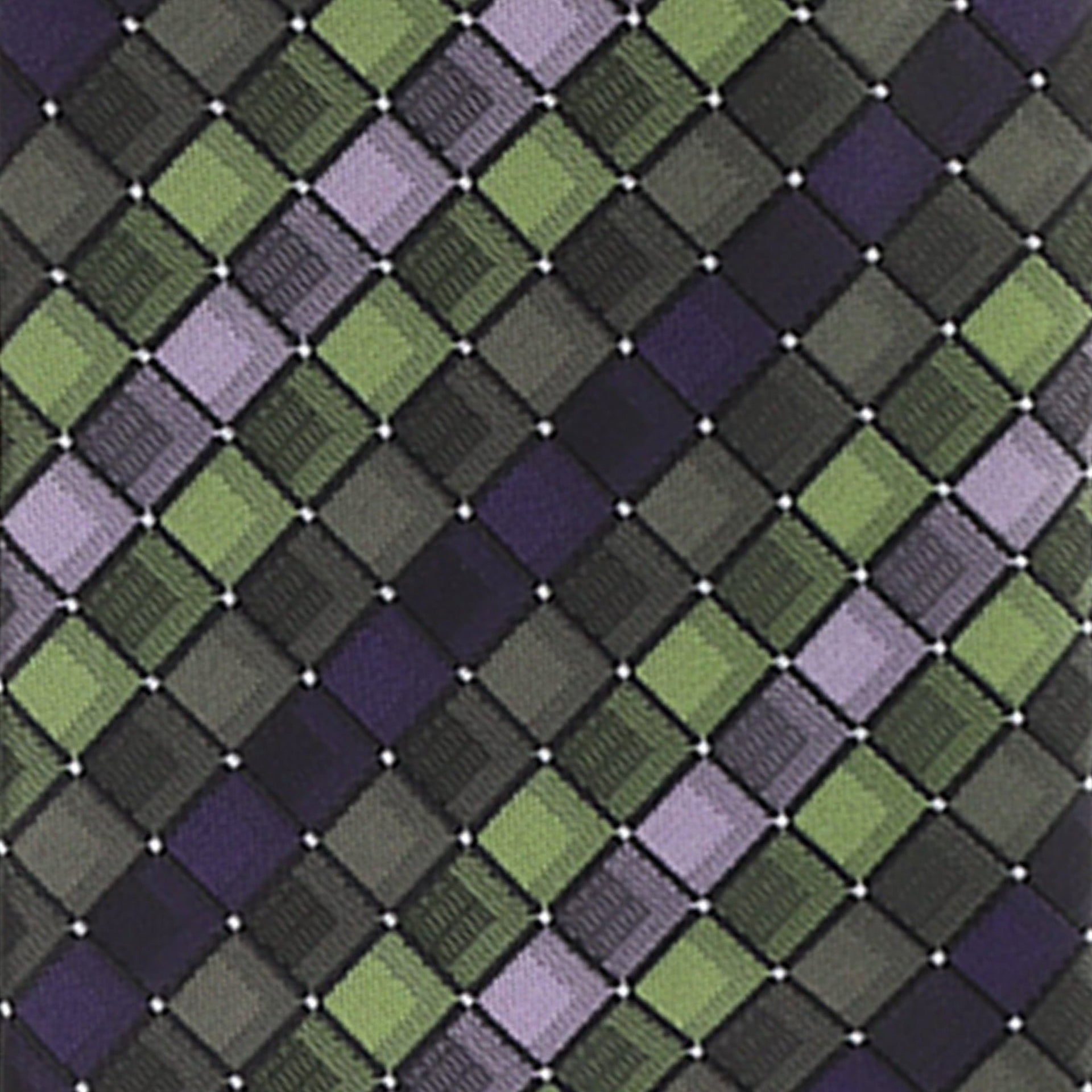 Vittorio Farina Men's Geometric Design Necktie & Pocket Square - Suits You Sir - D - 1210 - 