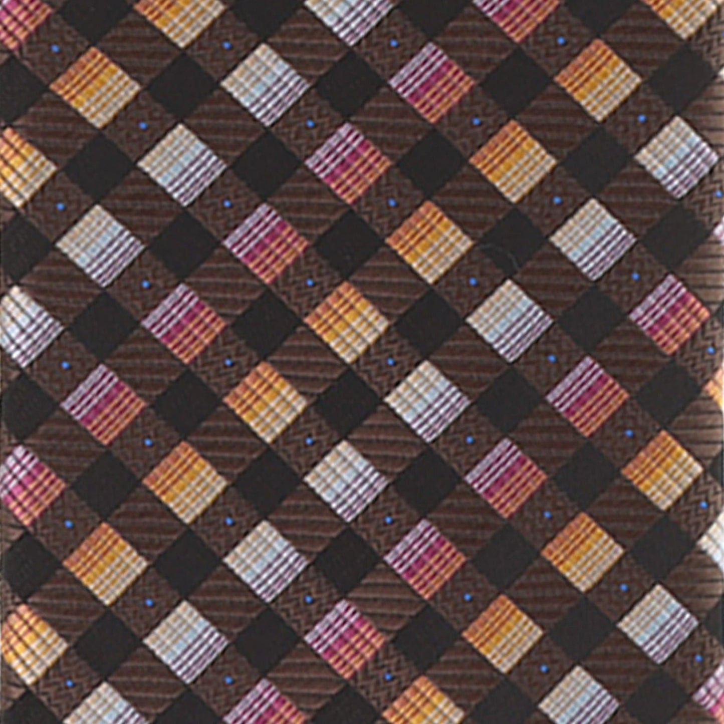 Vittorio Farina Men's Geometric Design Necktie & Pocket Square - Suits You Sir - D - 1221 - 
