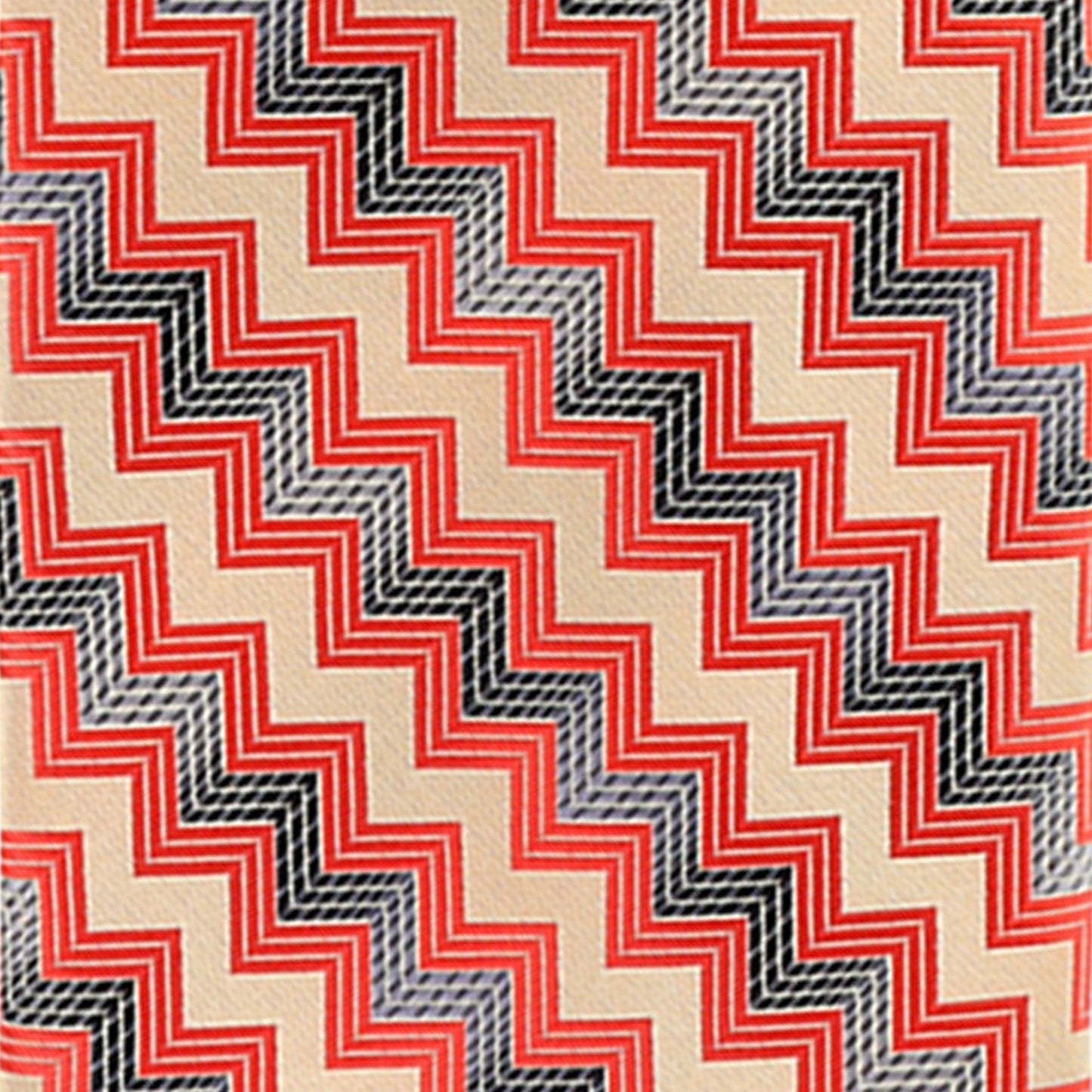 Vittorio Farina Men's Geometric Design Necktie & Pocket Square - Suits You Sir - D - 1234 - 