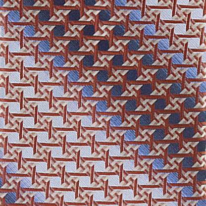 Vittorio Farina Men's Geometric Design Necktie & Pocket Square - Suits You Sir - D - 1236 - 