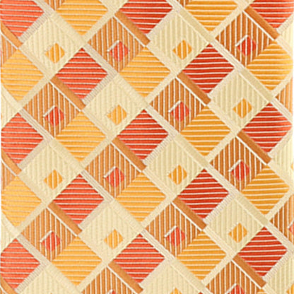 Vittorio Farina Men's Geometric Design Necktie & Pocket Square - Suits You Sir - D - 1260 - 