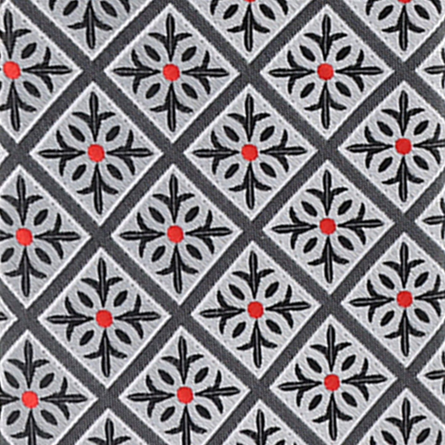 Vittorio Farina Men's Geometric Design Necktie & Pocket Square - Suits You Sir - D - 1260 - 