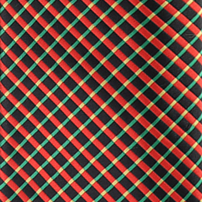 Vittorio Farina Men's Geometric Design Necktie & Pocket Square - Suits You Sir - D - 1302 - 