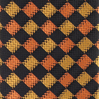 Vittorio Farina Men's Geometric Design Necktie & Pocket Square - Suits You Sir - D - 1304 - 