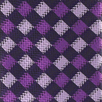 Vittorio Farina Men's Geometric Design Necktie & Pocket Square - Suits You Sir - D - 1312 - 