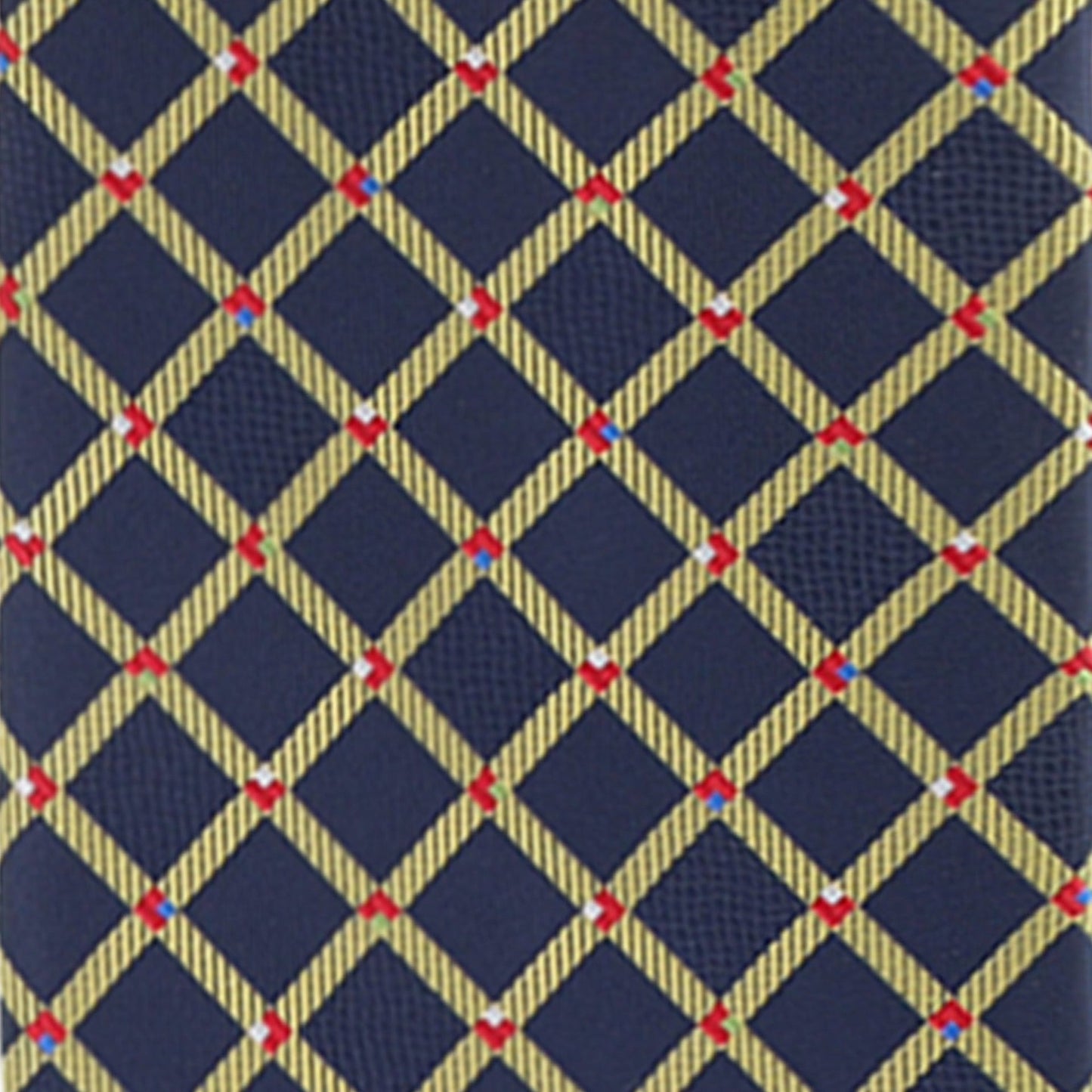 Vittorio Farina Men's Geometric Design Necktie & Pocket Square - Suits You Sir - D - 1321 - 
