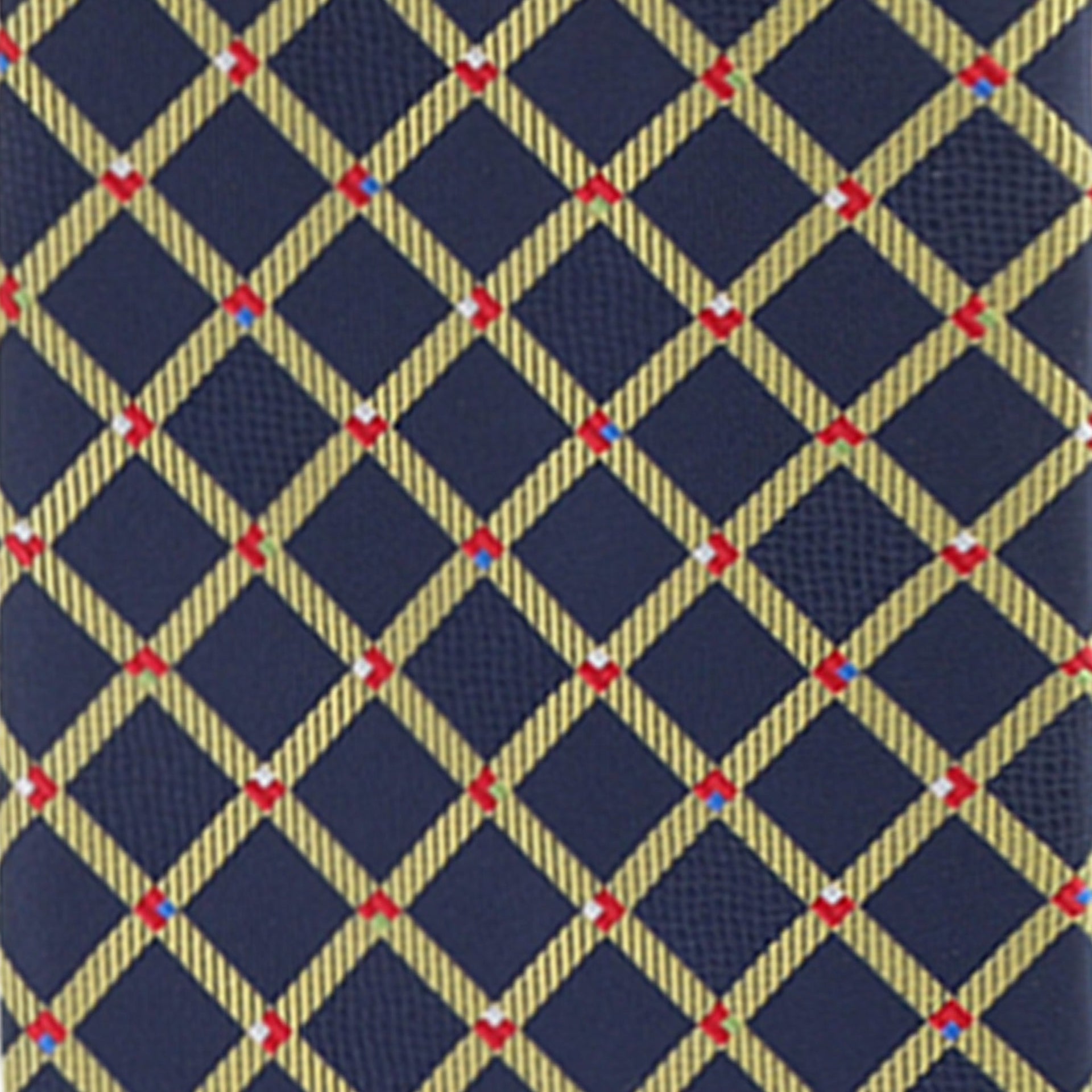 Vittorio Farina Men's Geometric Design Necktie & Pocket Square - Suits You Sir - D - 1321 - 