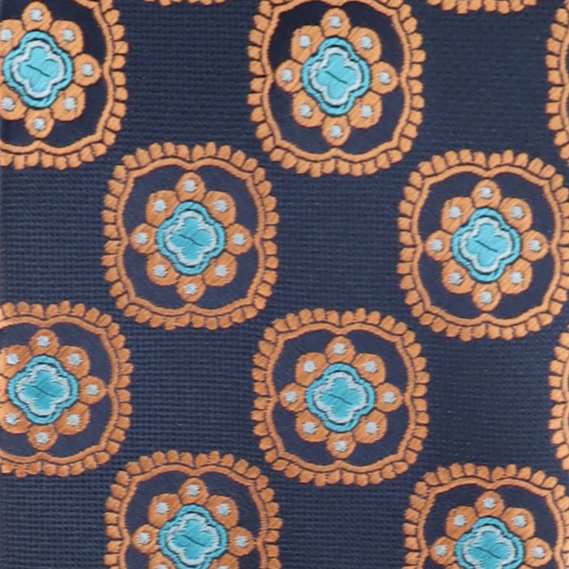 Vittorio Farina Men's Geometric Design Necktie & Pocket Square - Suits You Sir - D - 1401 - 