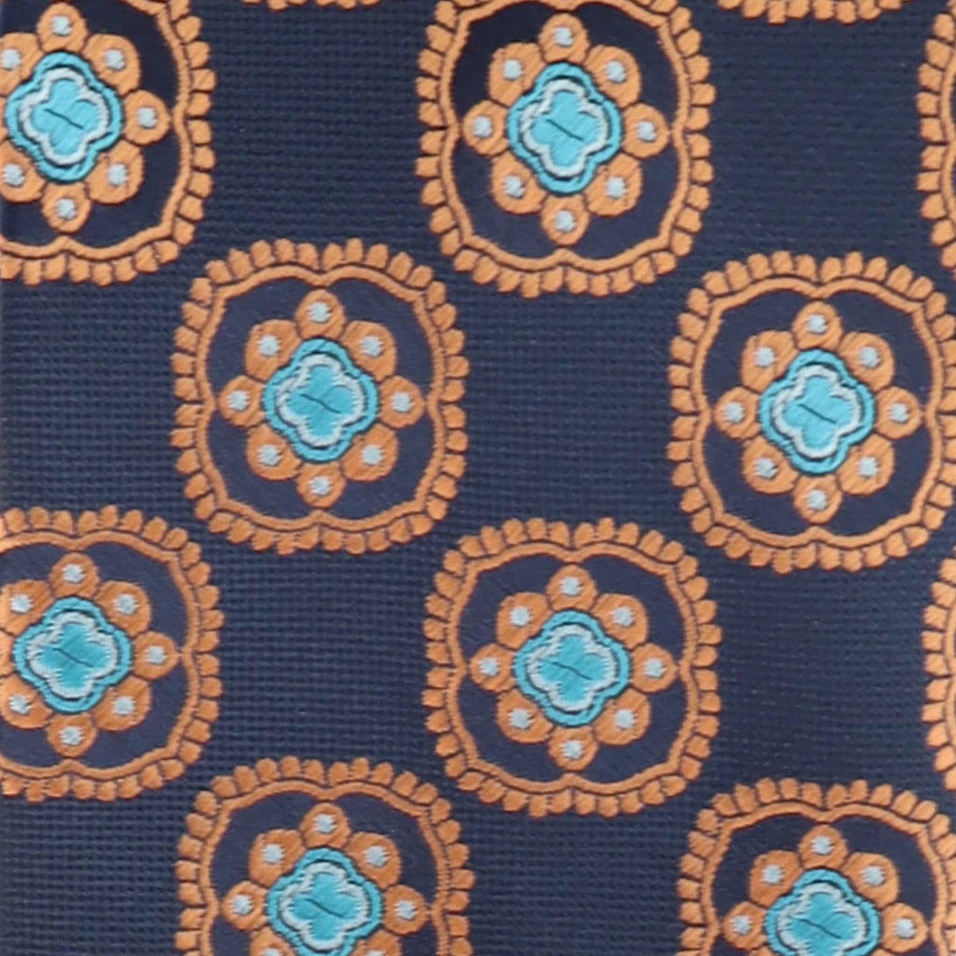 Vittorio Farina Men's Geometric Design Necktie & Pocket Square - Suits You Sir - D - 1401 - 