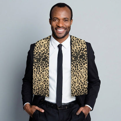 Vittorio Farina Mens' Kente Satin Scarf - Suits You Sir - Camo - 