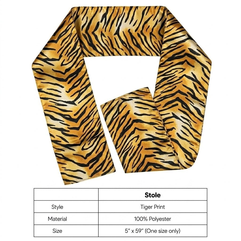 Vittorio Farina Mens' Kente Satin Scarf - Suits You Sir - Camo - 
